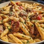 Smoky Cajun Garlic Butter Sausage Pasta