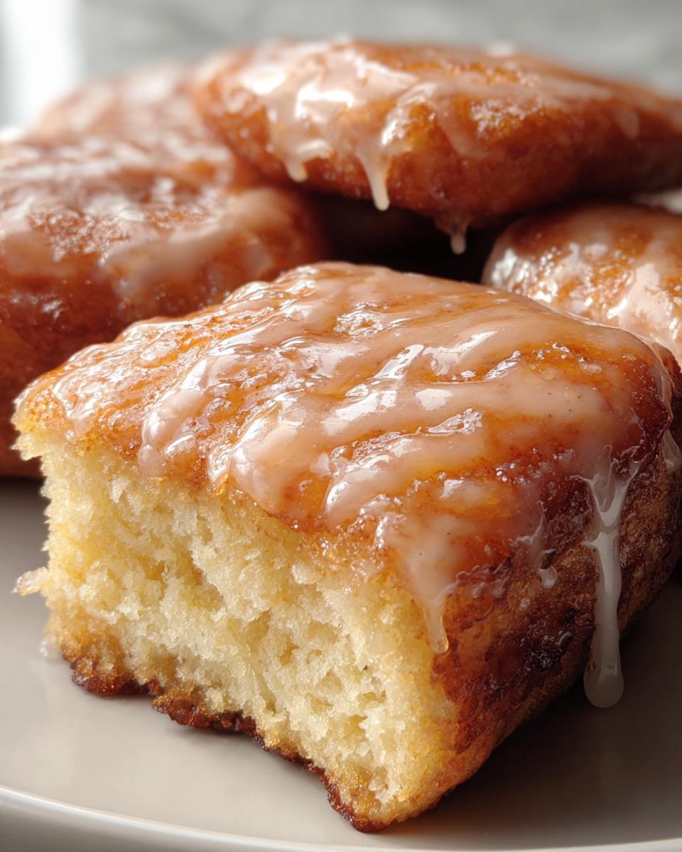 Soft Baked Maple Donut Bars - detail 1