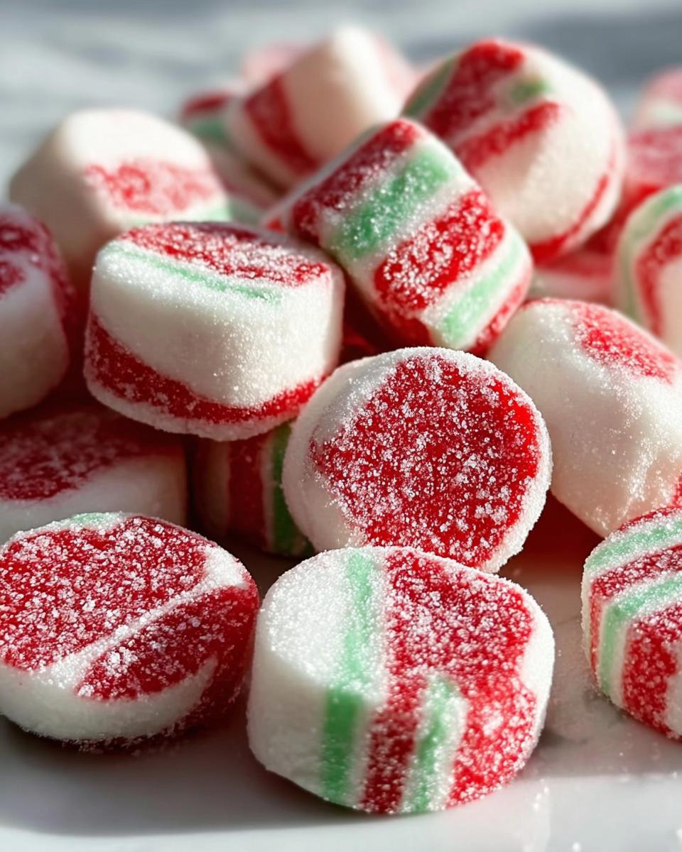 Soft Christmas Peppermints - detail 1