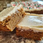 Soft Gingerbread Cookie Bars