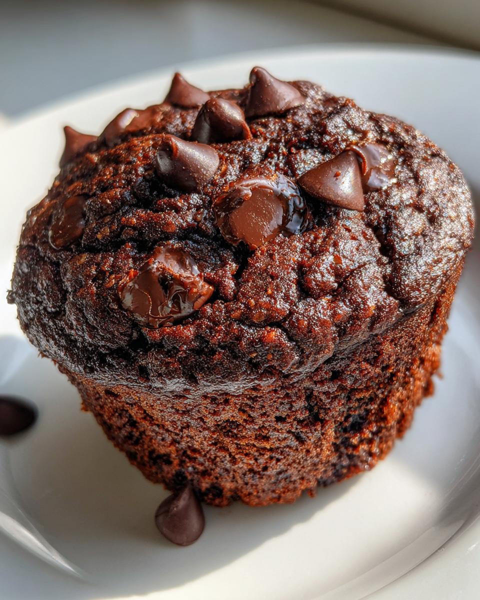Sour Cream Double Chocolate Muffins - detail 1