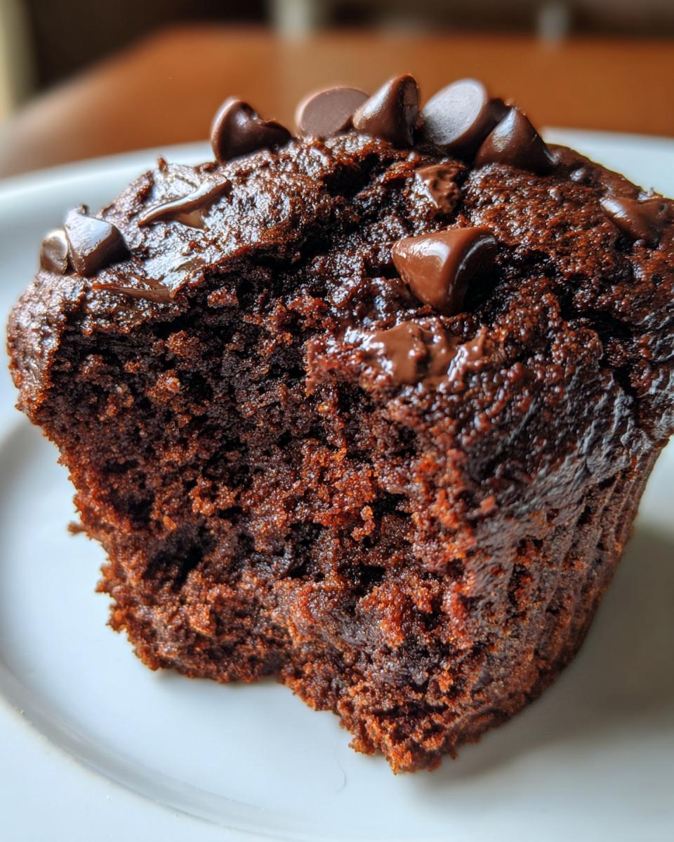 Sour Cream Double Chocolate Muffins - detail 2