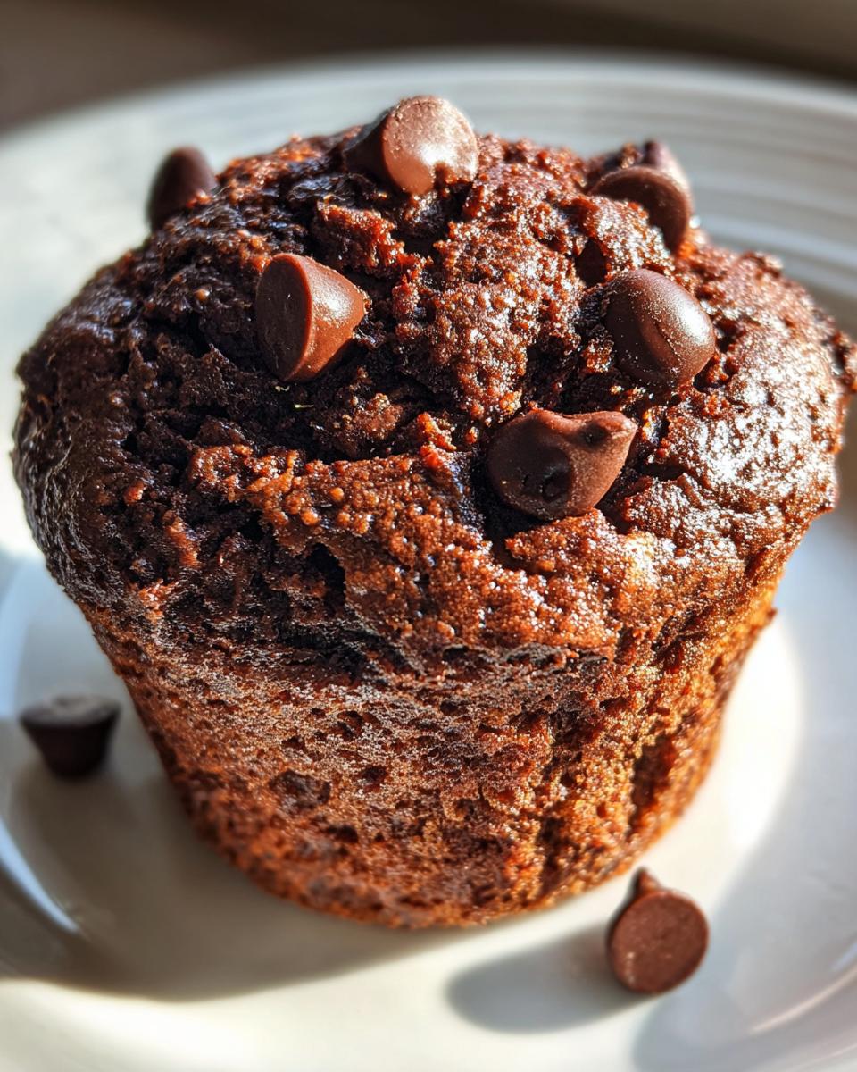 Sour Cream Double Chocolate Muffins - detail 3