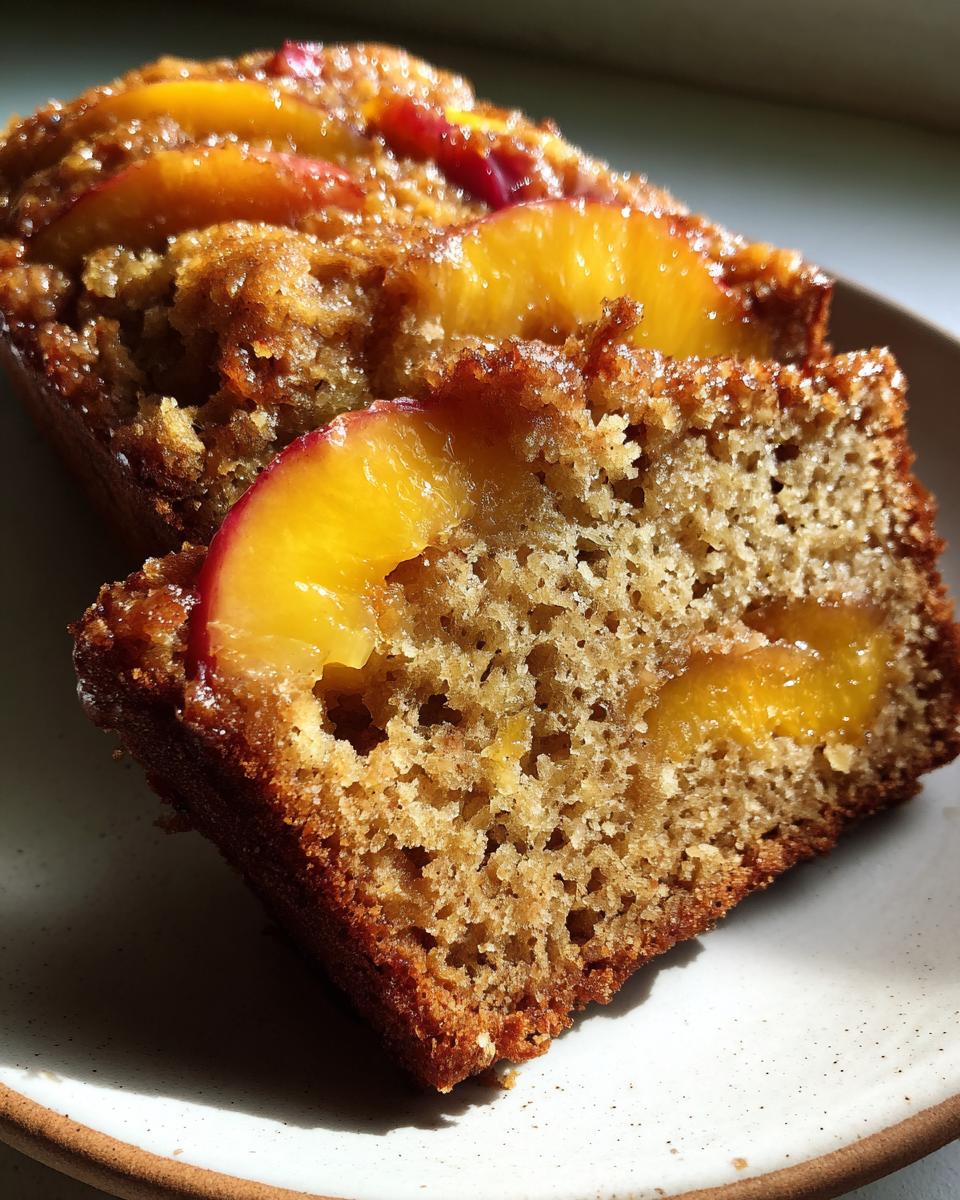 Southern Peach Bread - detail 1