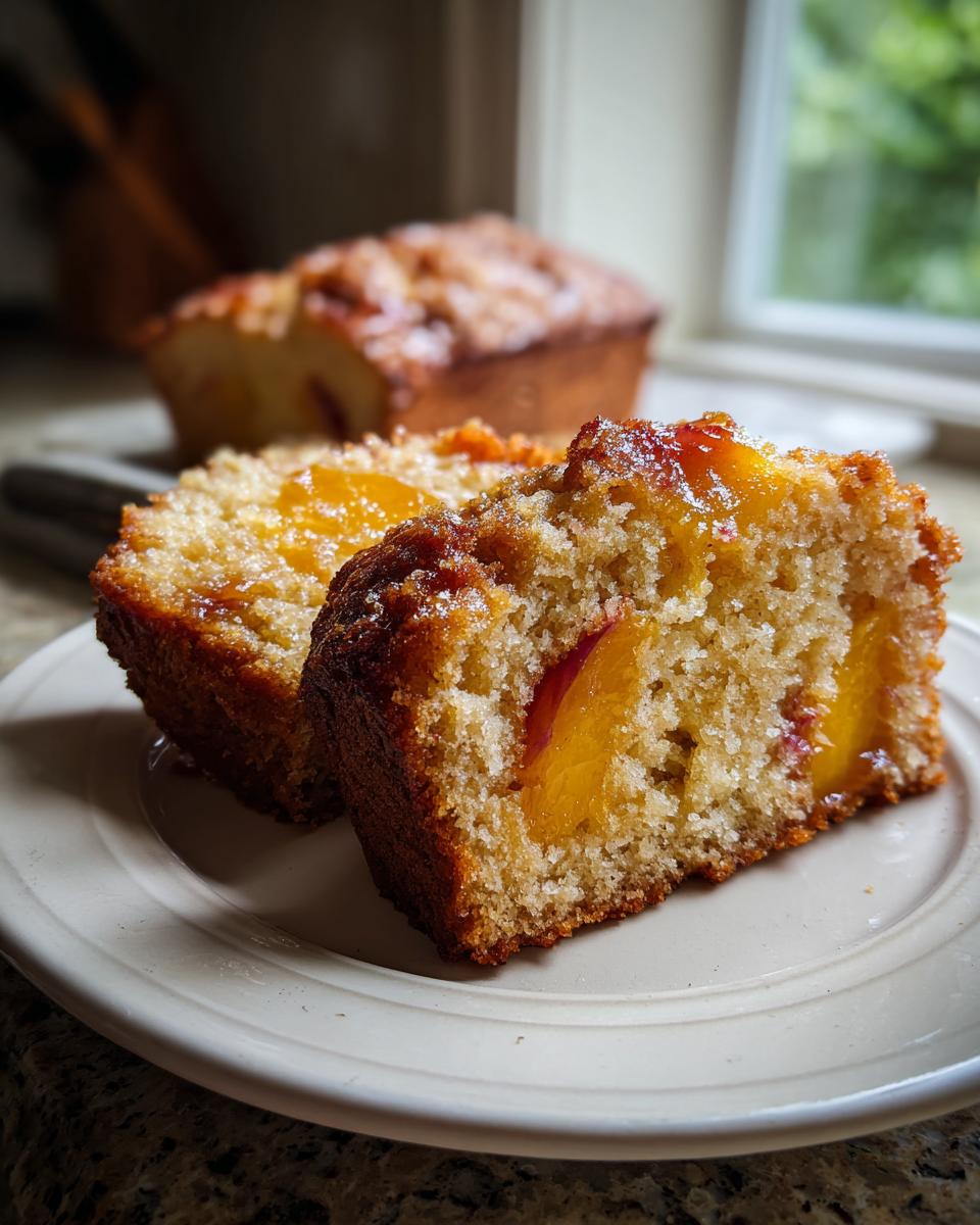 Southern Peach Bread - detail 2