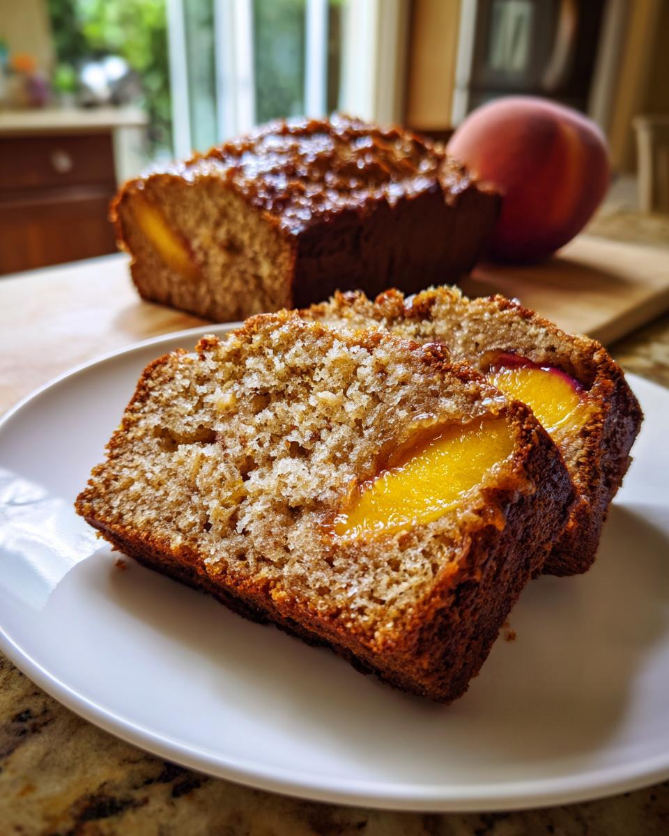 Southern Peach Bread - detail 3