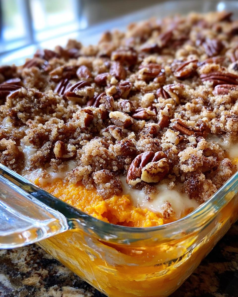 Southern Sweet Potato Casserole - detail 1