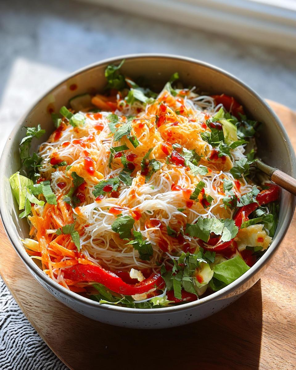 Spring Roll Salad with Spicy Ginger Dressing - detail 1
