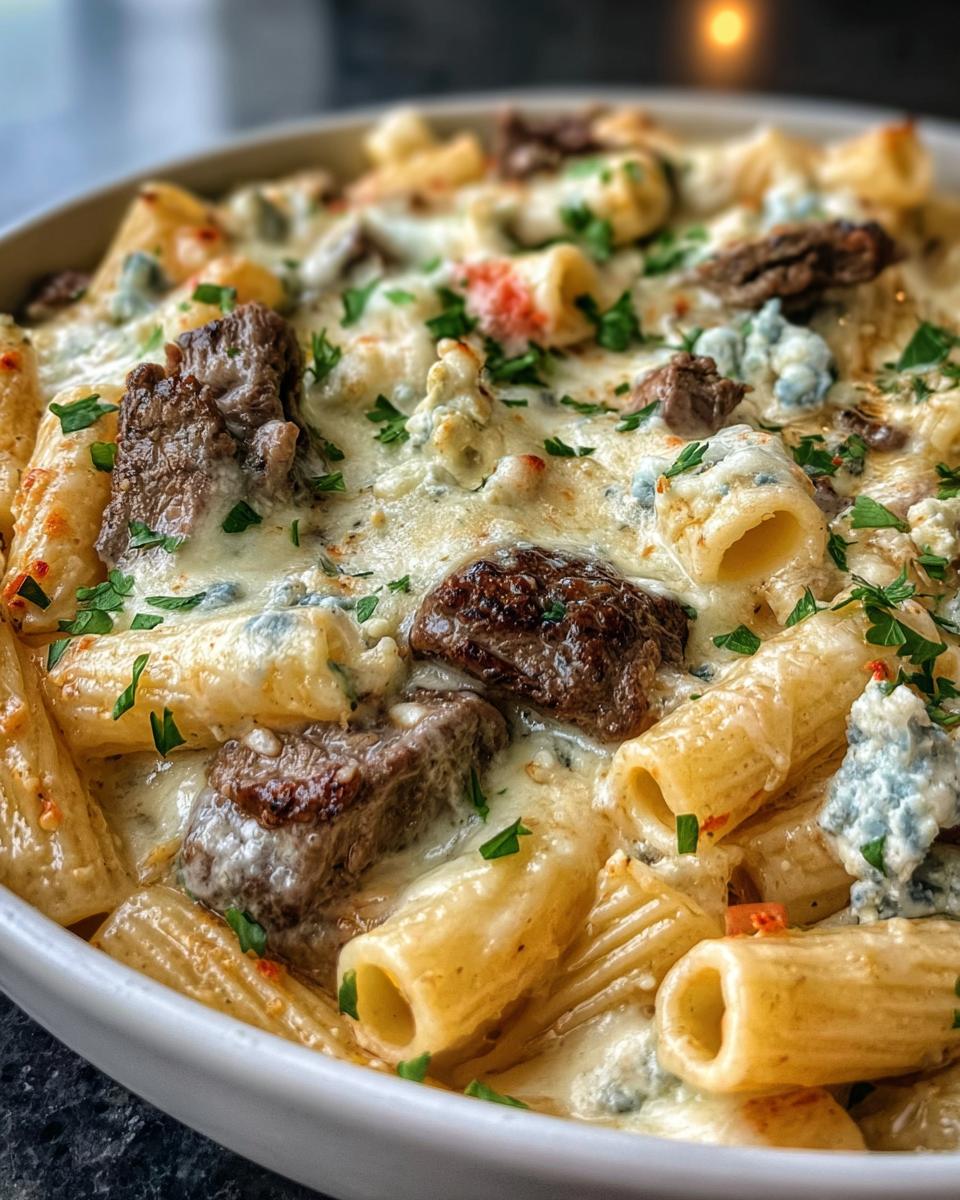 Steak & Blue Cheese Rigatoni Bake - detail 1