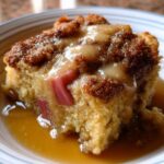 Sticky Rhubarb Pudding