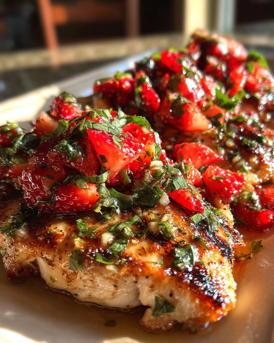 Strawberry Basil Chicken - detail 1