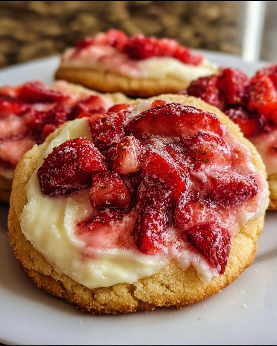 Strawberry Cheesecake Cookies - detail 1