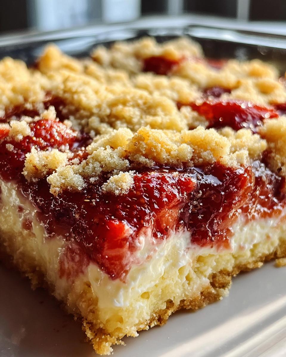 Strawberry Cheesecake Dump Cake - detail 1