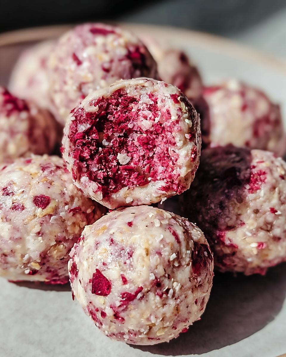 Strawberry Cheesecake Protein Balls - detail 1