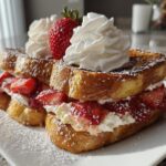 Strawberry Cheesecake Stuffed French Toast