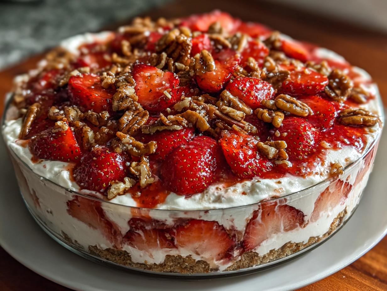 Strawberry Crackle Salad - detail 1