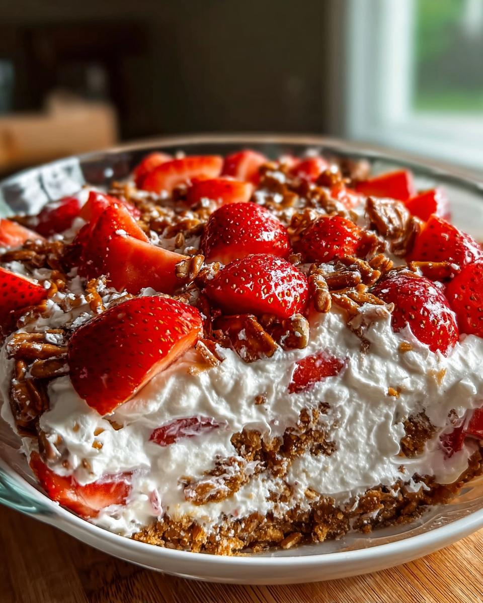 Strawberry Crackle Salad - detail 1