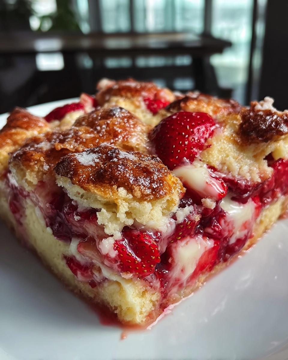 Strawberry Cream Cheese Cobbler - detail 1