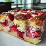 Strawberry Cream Cheese Cobbler