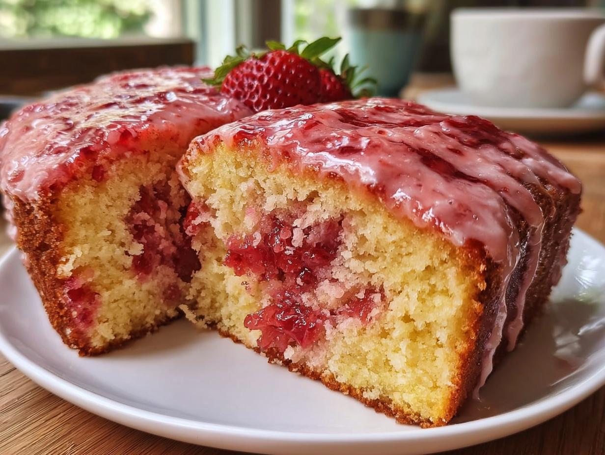 Strawberry Honeybun Cake - detail 1