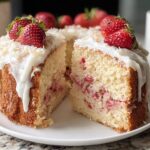 Strawberry Italian Cream Pound Cake