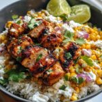 Street Corn Chicken Rice Bowl