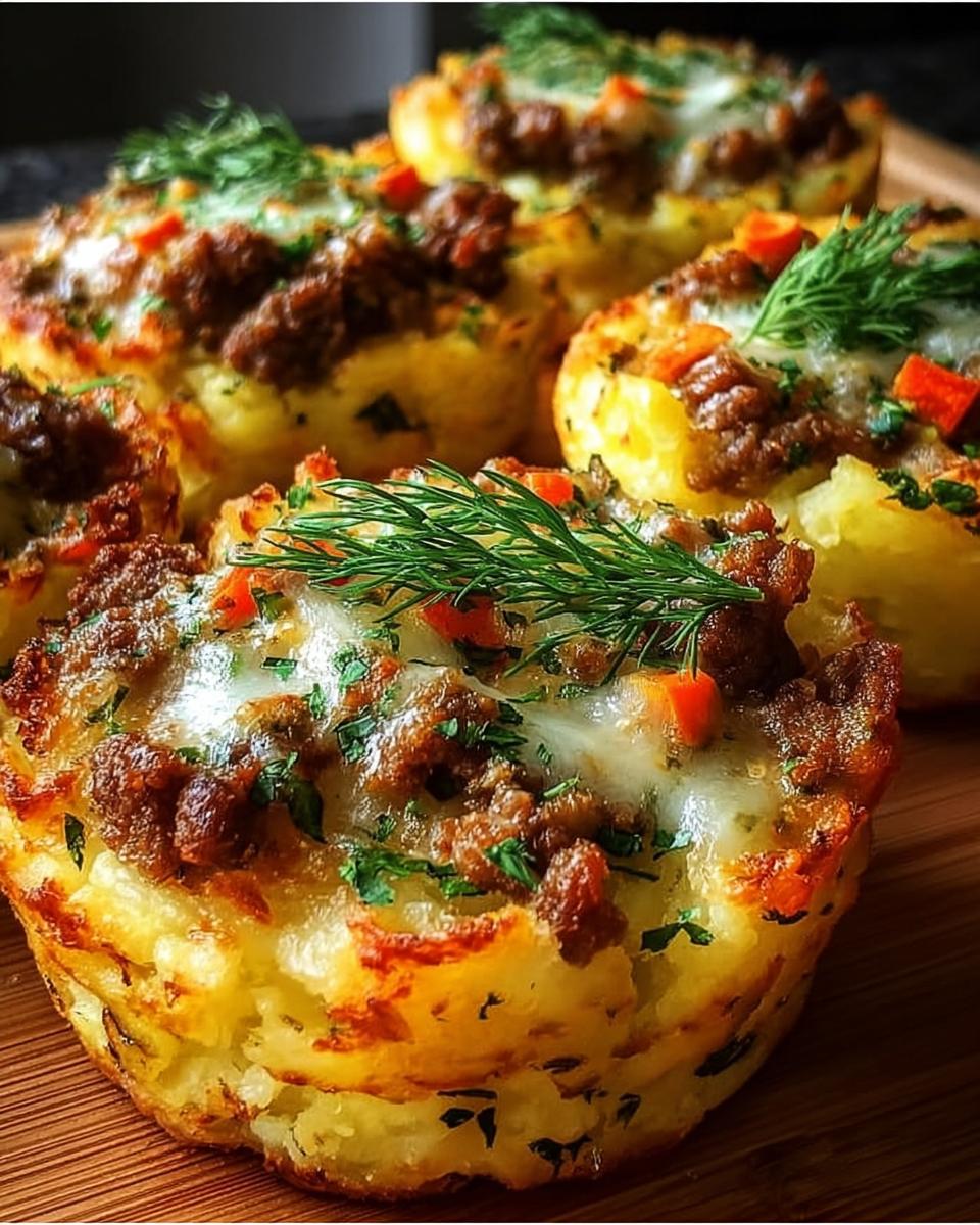 Stuffed Mashed Potato Nests - detail 1