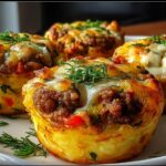 Stuffed Mashed Potato Nests