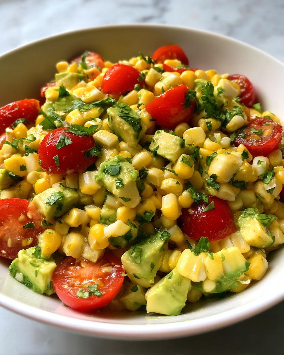 Summer Corn Salad with Avocado - detail 3