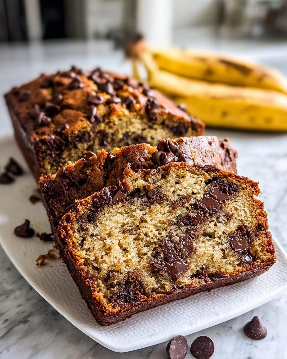 Super Moist Chocolate Chip Banana Bread - detail 1
