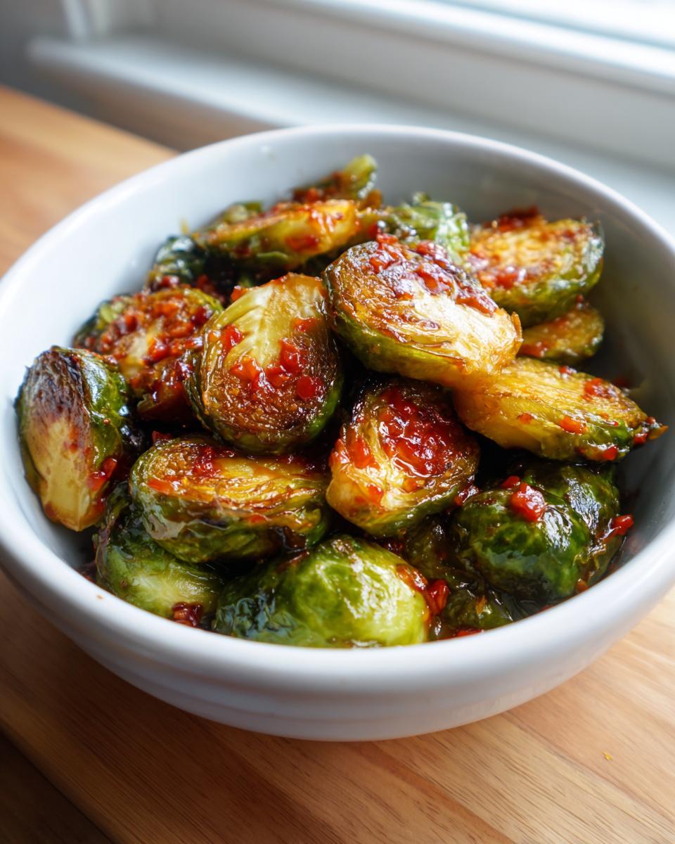 Sweet Chili Air Fryer Brussels Sprouts - detail 1