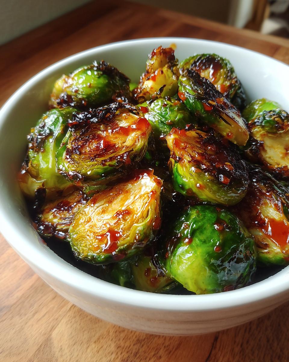 Sweet Chili Air Fryer Brussels Sprouts - detail 2
