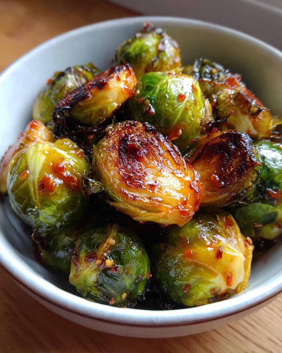 Sweet Chili Air Fryer Brussels Sprouts - detail 3