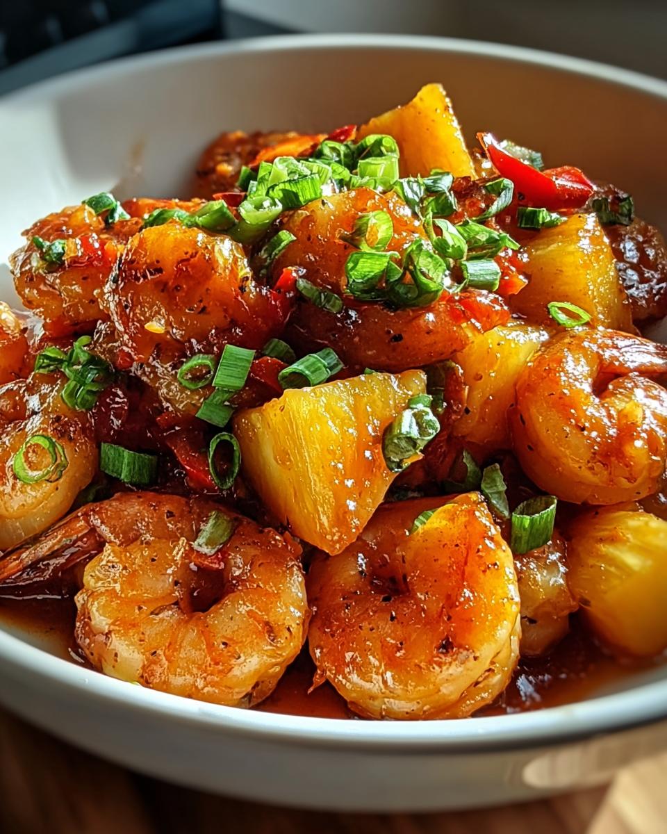 Sweet Chili Pineapple Shrimp - detail 1