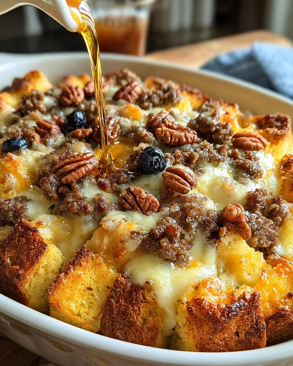 Sweet Maple Sausage Breakfast Casserole - detail 1