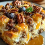 Sweet Maple Sausage Breakfast Casserole