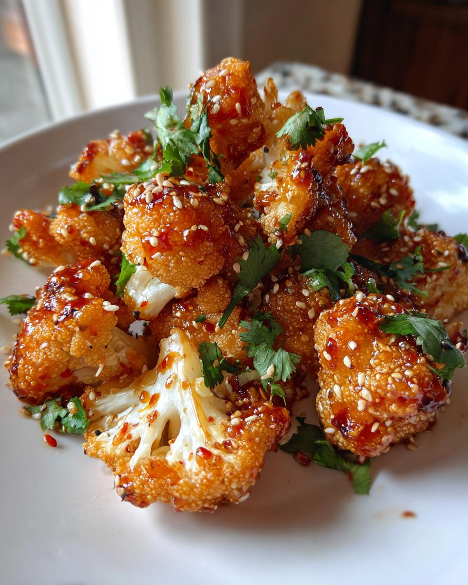 Sweet and Spicy Baked Cauliflower - detail 1