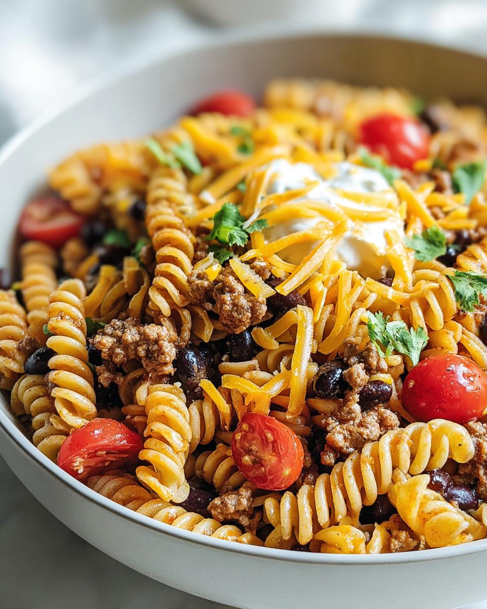 Taco Pasta Salad - detail 1