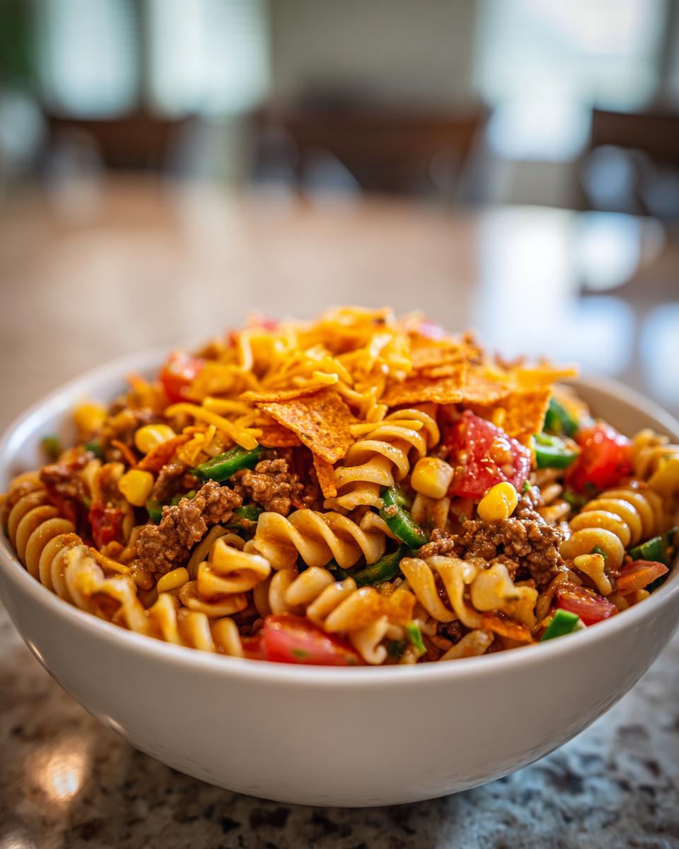 Taco Pasta Salad - detail 2