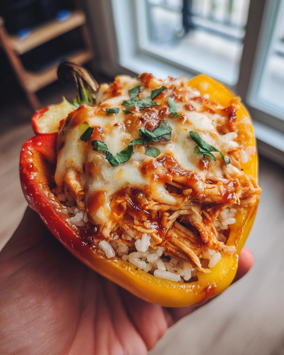 Teriyaki Pineapple Chicken Rice Stuffed Peppers - detail 3