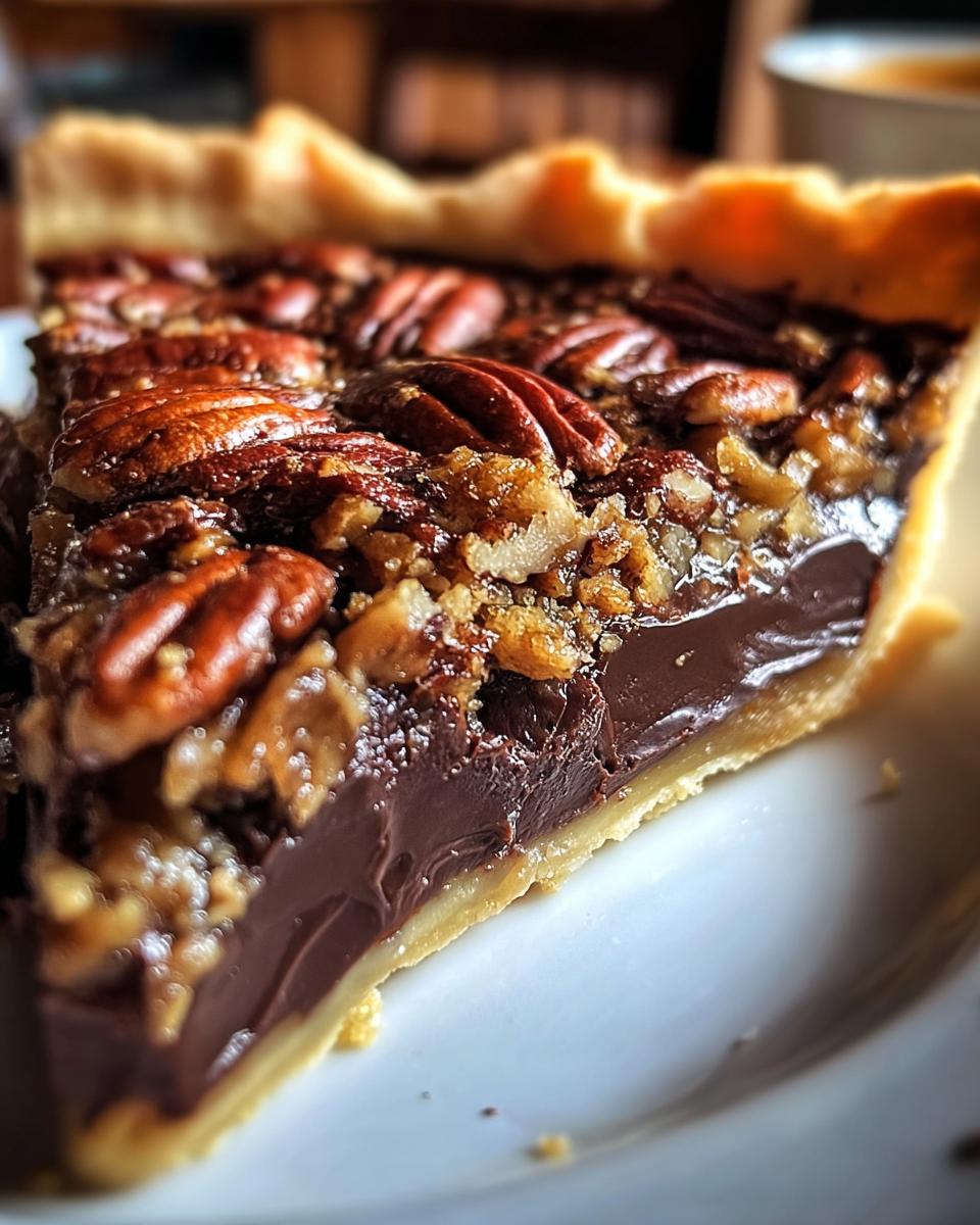 Texas Chocolate Pecan Pie - detail 1