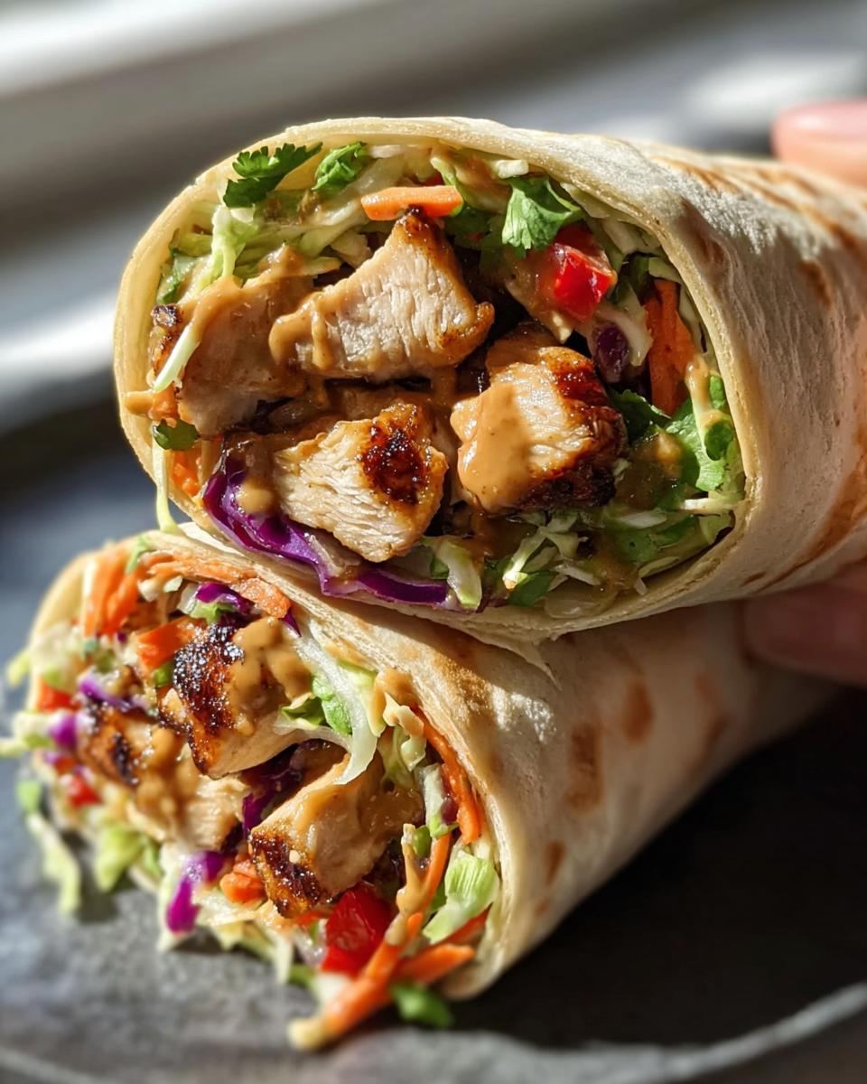 Thai Chicken Wrap - detail 1