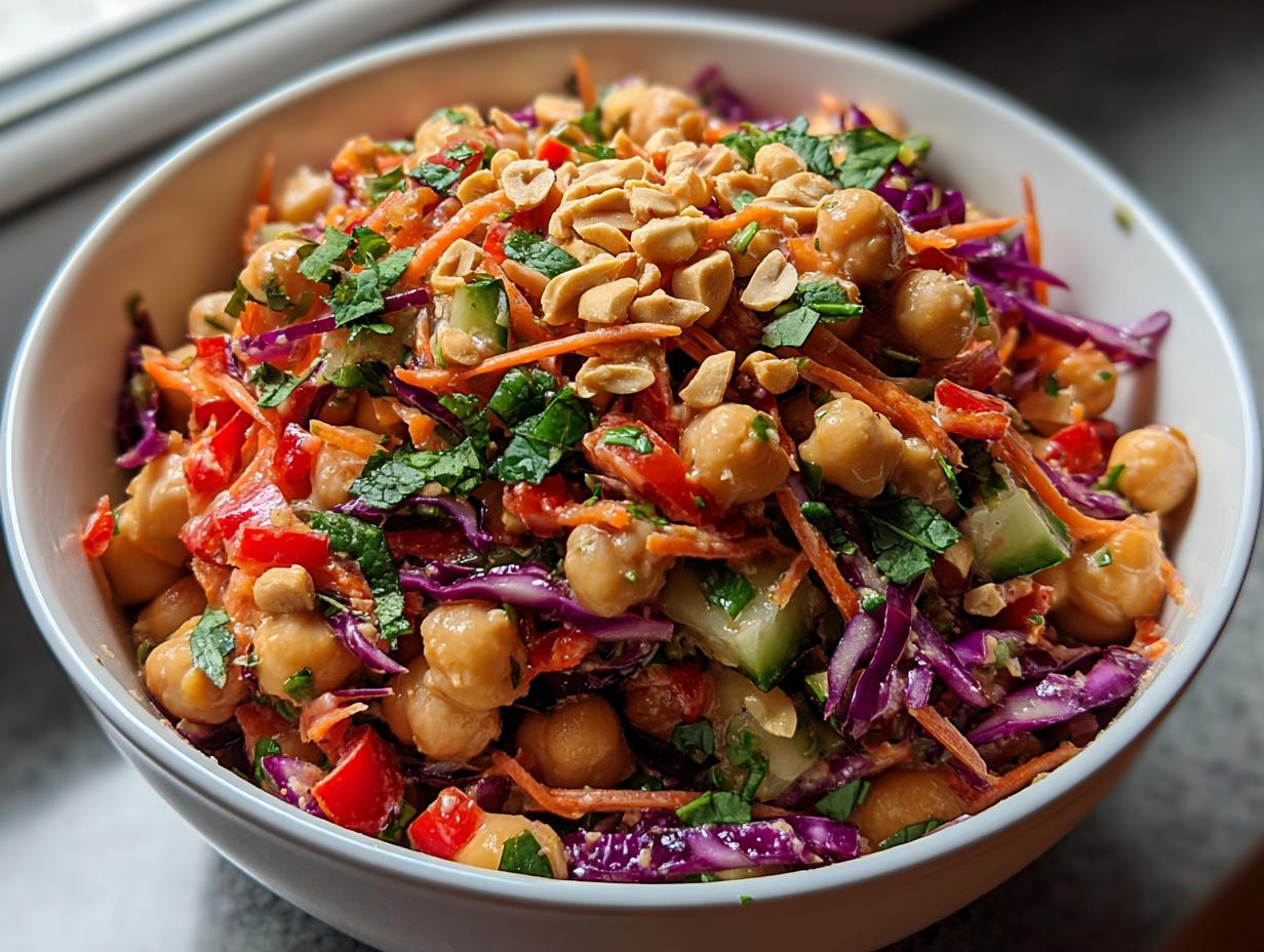 Thai Chickpea Salad - detail 1