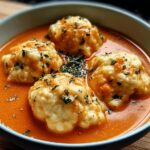 Tomato Dumpling Soup