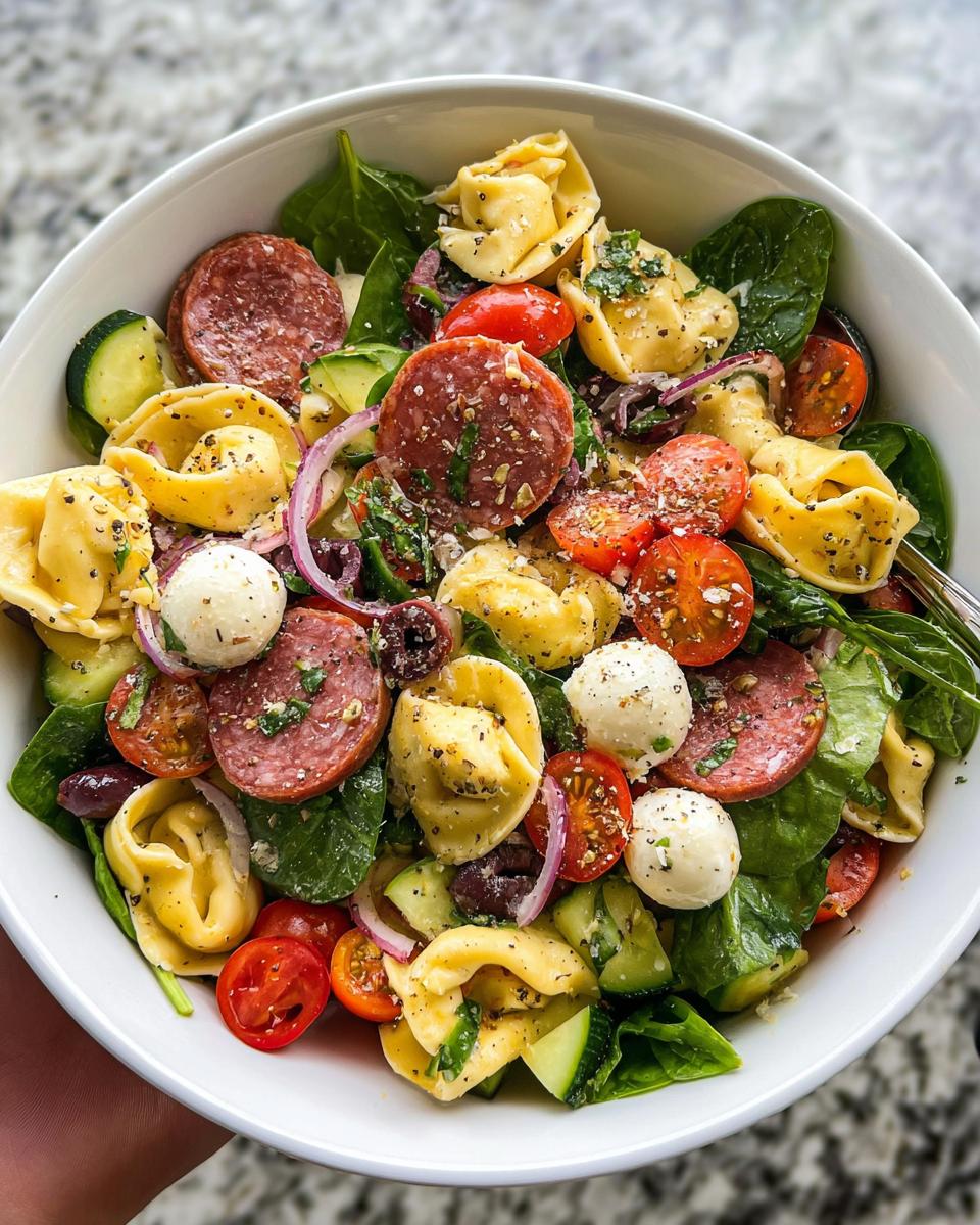Tortellini Pasta Salad - detail 1