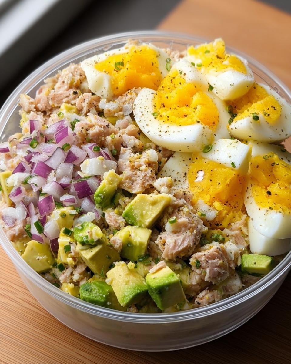 Tuna Egg Bowl with Avocado - detail 1