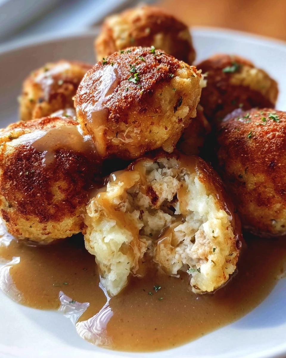 Turkey Stuffing Balls - detail 1