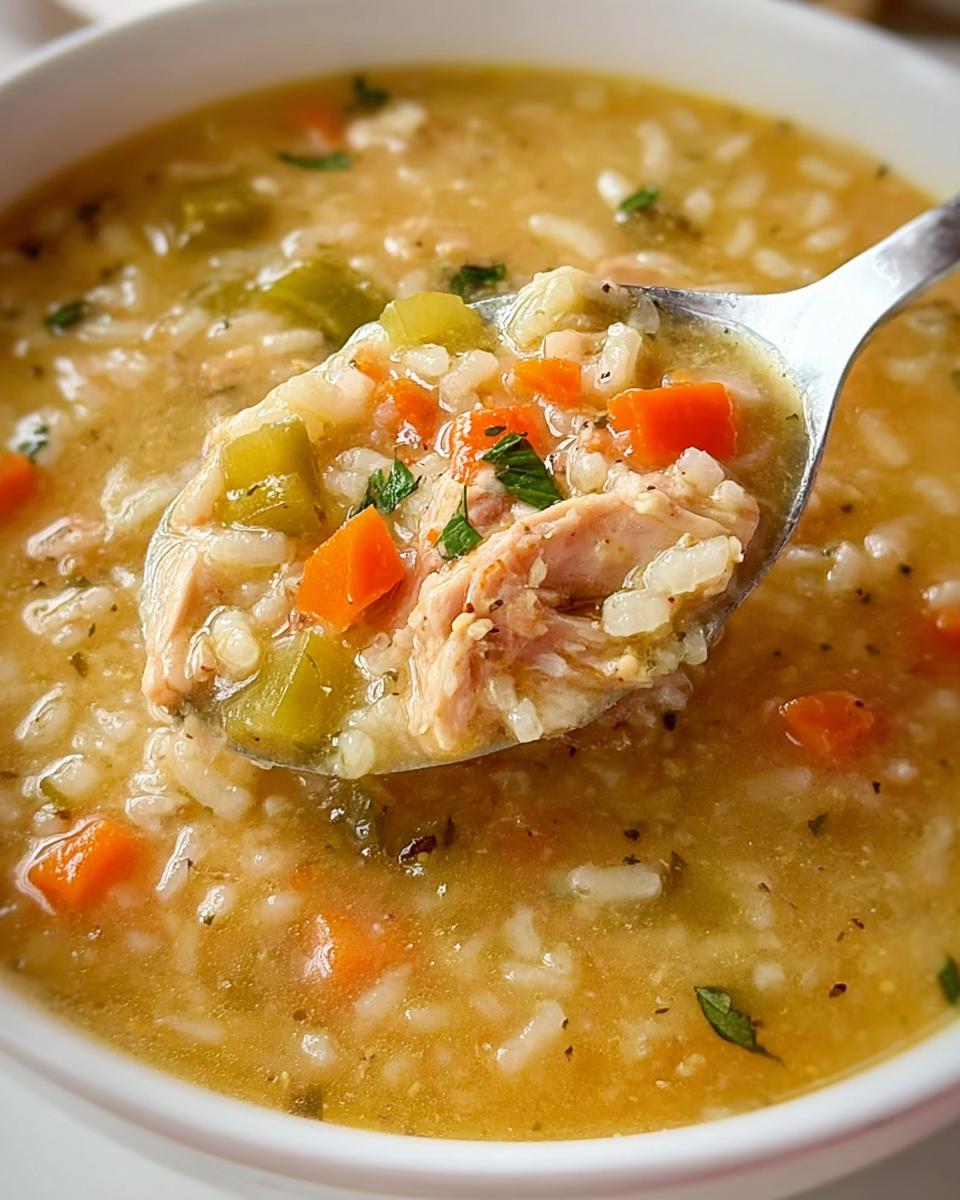 Turkey and Rice Soup - detail 1