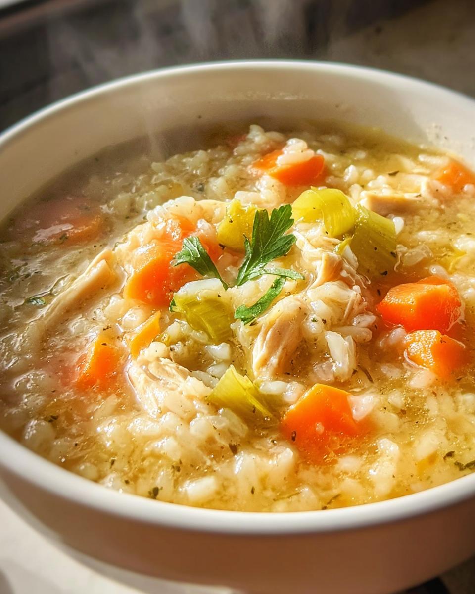 Turkey and Rice Soup - detail 2