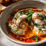 Turkish Eggs with Creamy Yogurt & Butter Sauce